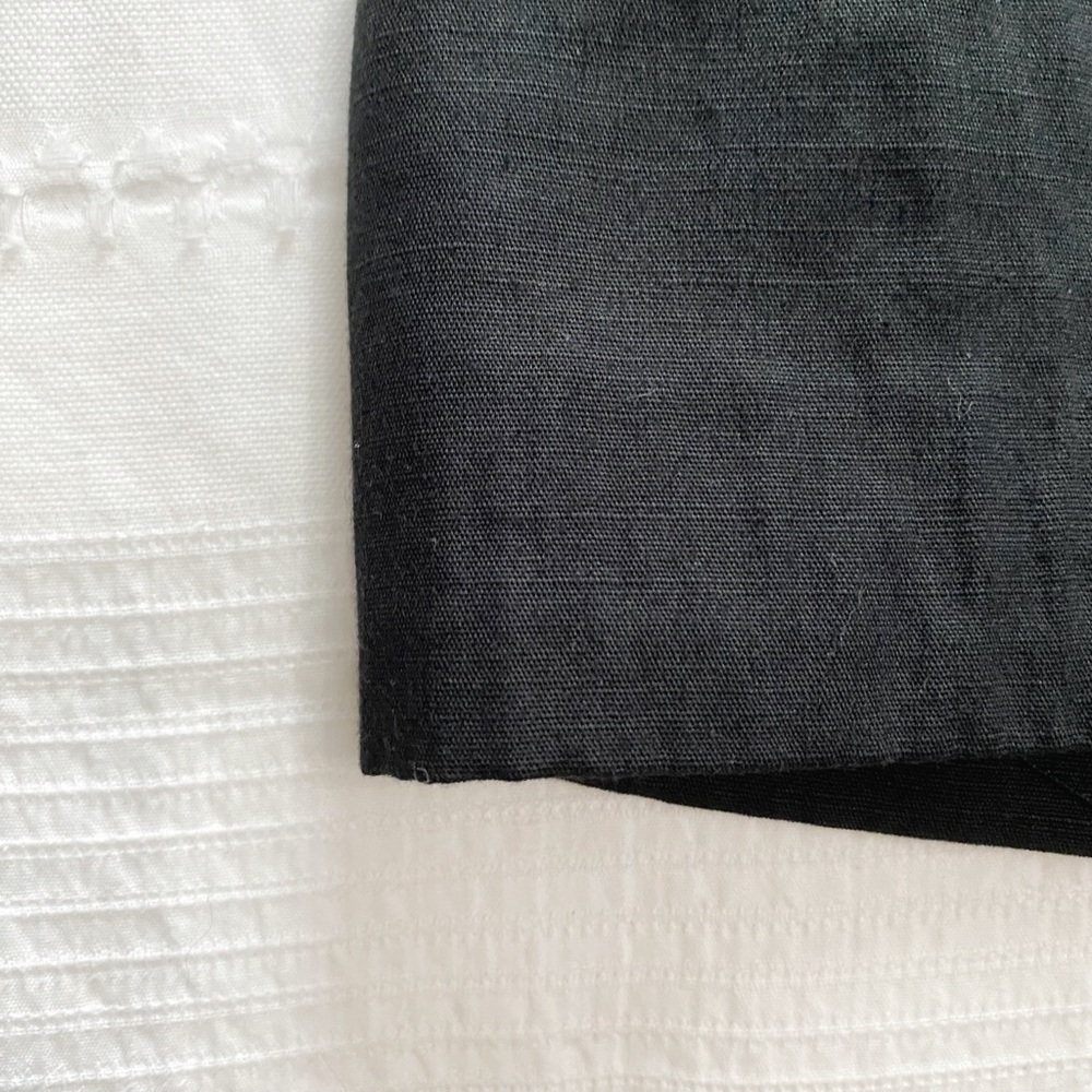 SANDRO VINTAGE BLACK LINEN BLEND SHEER BLAZER - M - Picture 9 of 10